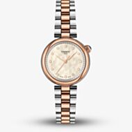 Tissot Ladies Desir White Mother Of Pearl Dial Two Tone Stainless Steel Bracelet Watch T152.010.22.116.01