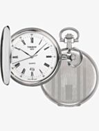 Tissot Mens Savonnette Silver Full Hunter Pocket Watch T836.553.13