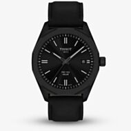 Tissot Mens PRC100 Black Leather Strap Watch T151.422.36.051.00