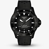 Tissot Mens Seastar 2000 44mm Black Rubber Strap Watch T120.907.37.051.00