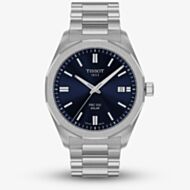 Tissot Mens PRC100 Blue Dial Solar Quartz Watch T151.422.11.041.00