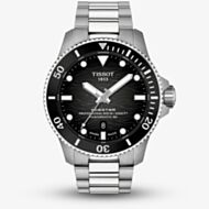 Tissot Mens Seastar 2000 44mm Black Dial Bracelet Watch T120.907.11.051.00