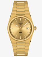Tissot Mens PRX 35mm Gold Plated Watch T137.210.33.021.00