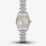 Michael Kors Lexington Silver Tone Crystal Watch MK4843