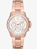 Michael Kors Ladies Everest Rose Gold Watch MK7213