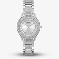 Guess Ladies Shooting Star Silver Crystal Watch GW0746L1