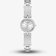 Guess Ladies Holly Silver Crystal Bracelet Watch GW1017L1