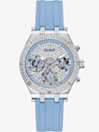 Guess  Heiress Blue Rubber Strap Watch GW0407L1