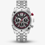 Guess Mens Resistance Black & Red Dial Watch GW0714G1