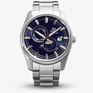 Orient Mens Stretto Sun & Moon Blue Dial Bracelet Watch RA-AK0315L