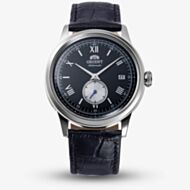Orient Mens Bambino Small Seconds Black Dial Leather Strap Watch RA-AP0101B