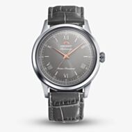 Orient Mens Limited Edition Classic Bambino Grey Dial Leather Strap Watch RA-BB0006N