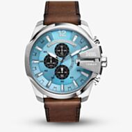 Diesel Mega Chief Brown & Blue Chronograph Watch DZ4657