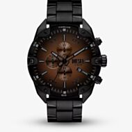 Diesel Mens Spiked Chronograph Brown Dial Watch DZ4691