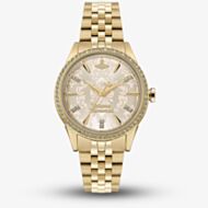 Vivienne Westwood Ladies Little Wallace Gold Watch VV327LCPGD
