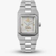 Vivienne Westwood Ladies Brunswick Silver Tone Rectangle Dial Watch VV333LGYSL