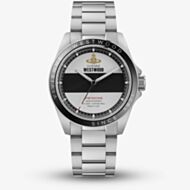 Vivienne Westwood Mens Blackwall Silver Watch VV293BKSL