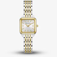 Bulova Ladies Sutton Square Two Colour Bracelet Watch 98L330