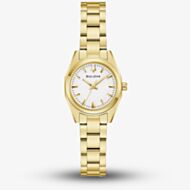 Bulova Ladies Surveyor Gold Tone Bracelet Watch 97L190