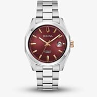 Bulova Surveyor Dark Red Watch 98B422