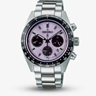 Seiko Mens Prospex Speedtimer 2025 Tokyo World Athletics Championships Limited Edition Purple Dial Watch SSC955P1