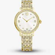 Swarovski Ladies Imber Golden White Dial Bracelet Watch 5718169
