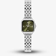 Olivia Burton Ladies Grosvenor Mini Sage Green Dial Watch 24000255