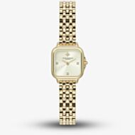 Olivia Burton Ladies Grosvenor Mini Ivory Dial Watch 24000257