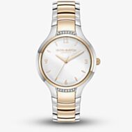 Olivia Burton Classic Lea Two Tone Crystal White Dial Watch 24000211