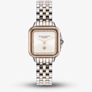 Olivia Burton Classic Two Tone Crystal Bezel White Dial Watch 24000125