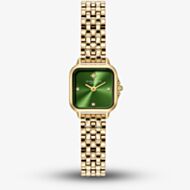 Olivia Burton Ladies Mini Grosvenor Gold Plated Bracelet Watch 24000364