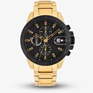 Tommy Hilfiger Mens Jameson Gold Chronograph Watch 1792199