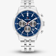 Tommy Hilfiger Mens Kent Chronograph Blue Bracelet Watch 1710753