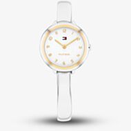 Tommy Hilfiger Ladies Silver Bangle Watch 1782894