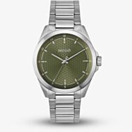 HUGO Mens #Seam Green Bracelet Watch 1530453