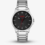 HUGO Mens #First Black Dial Bracelet Watch 1530246