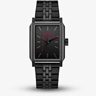 HUGO Mens #Steeze Rectangle Black Dial Bracelet Watch 1530483