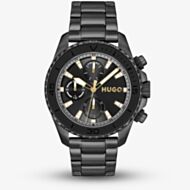 HUGO Mens #Dive Black Dial Bracelet Watch 1530431