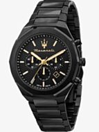 Maserati Mens Stile Black Chronograph Watch R8873642005