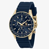 Maserati Mens Sfida Blue Watch R8871640004