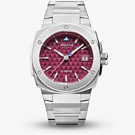 Alpina Mens Alpiner Extreme Solarmetre Red Dial Bracelet Watch AL-140BRG3AE6B