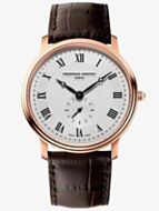 Frederique Constant Mens Slimline Rose Gold Plated Watch FC-235M4S4