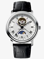 Frederique Constant Mens Heartbeat Moonphase White Dial Watch FC-335MC4P6