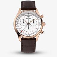 Frederique Constant Mens Classic Quartz Chronograph Triple Calendar Watch FC-296SW5B4