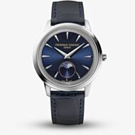 Frederique Constant Mens Classic Moneta Moonphase Blue Watch FC-206N3S6