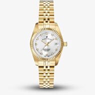 Jacques du Manoir Ladies Inspiration Elegance Gold Tone Watch NRO.12