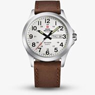  Swiss Military Mens Classic Brown Leather Strap SMP36040.16