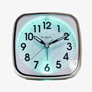 Hometime Square White Alarm Clock 9767W