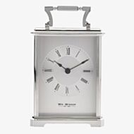 Silver Traditional Carriage Clock W2407