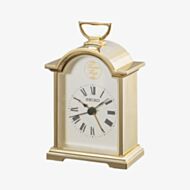 Seiko Clocks Gold Plated Mantel & Carriage Clock QHE004G